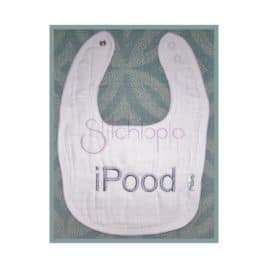 iPood Embroidery Design