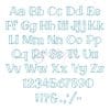 Adele Applique Font - 2.5" 3" 3.5" 4" - Image 2