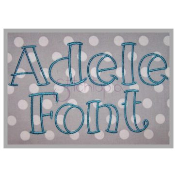 Adele Embroidery Font - 1