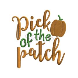 Pick of the Patch Embroidery Design