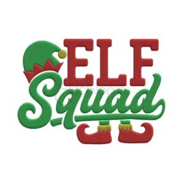Elf Squad Embroidery Design