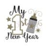 My First New Year Applique Design - Image 2