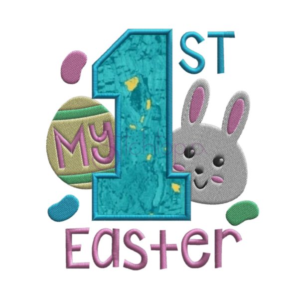 My First Easter Applique with Fabric