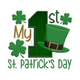 My First St Patrick’s Day Applique