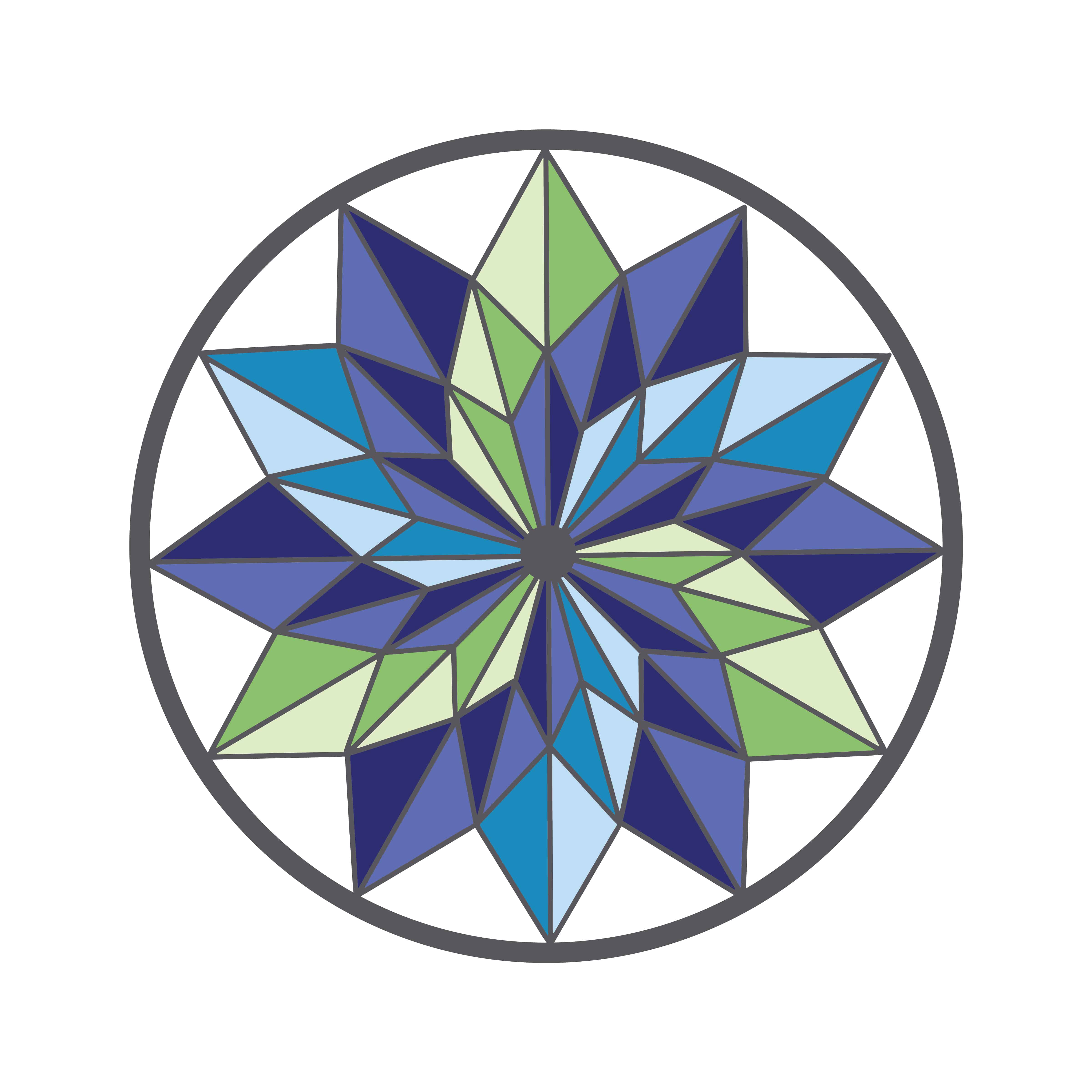 Ocean Circle Barn Quilt Svg Cut File Stitchtopia