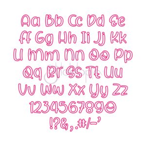 Aurora Applique Font - 2