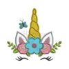 Spring Unicorn Applique