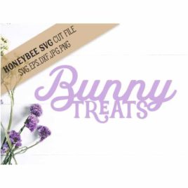 Bunny Treats SVG Cut File