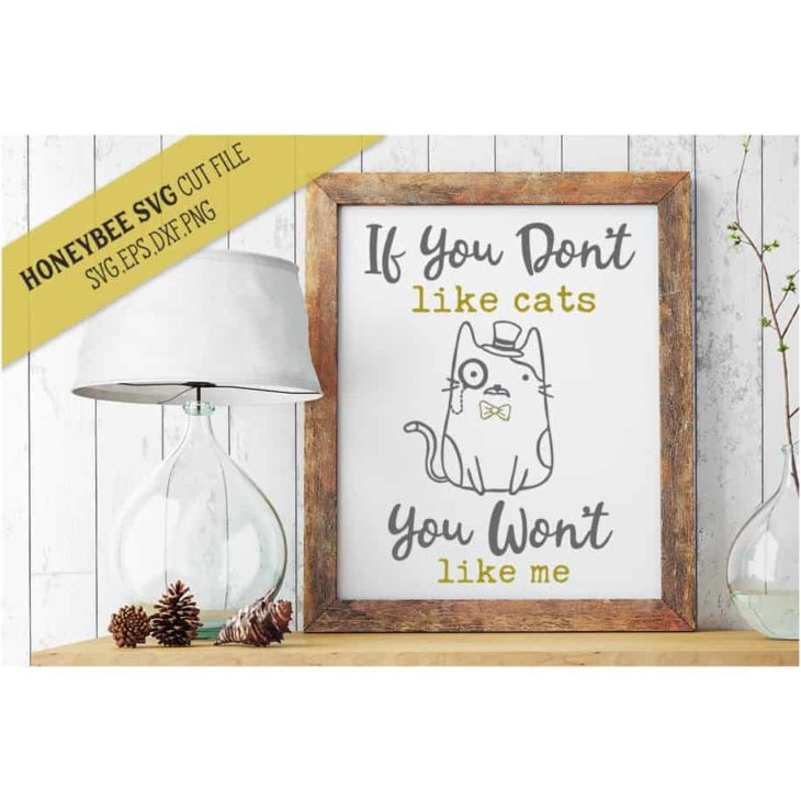 If You Don't Like Cats SVG Cut File Stitchtopia