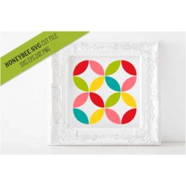 Spring Circles Barn Quilt SVG Cut File