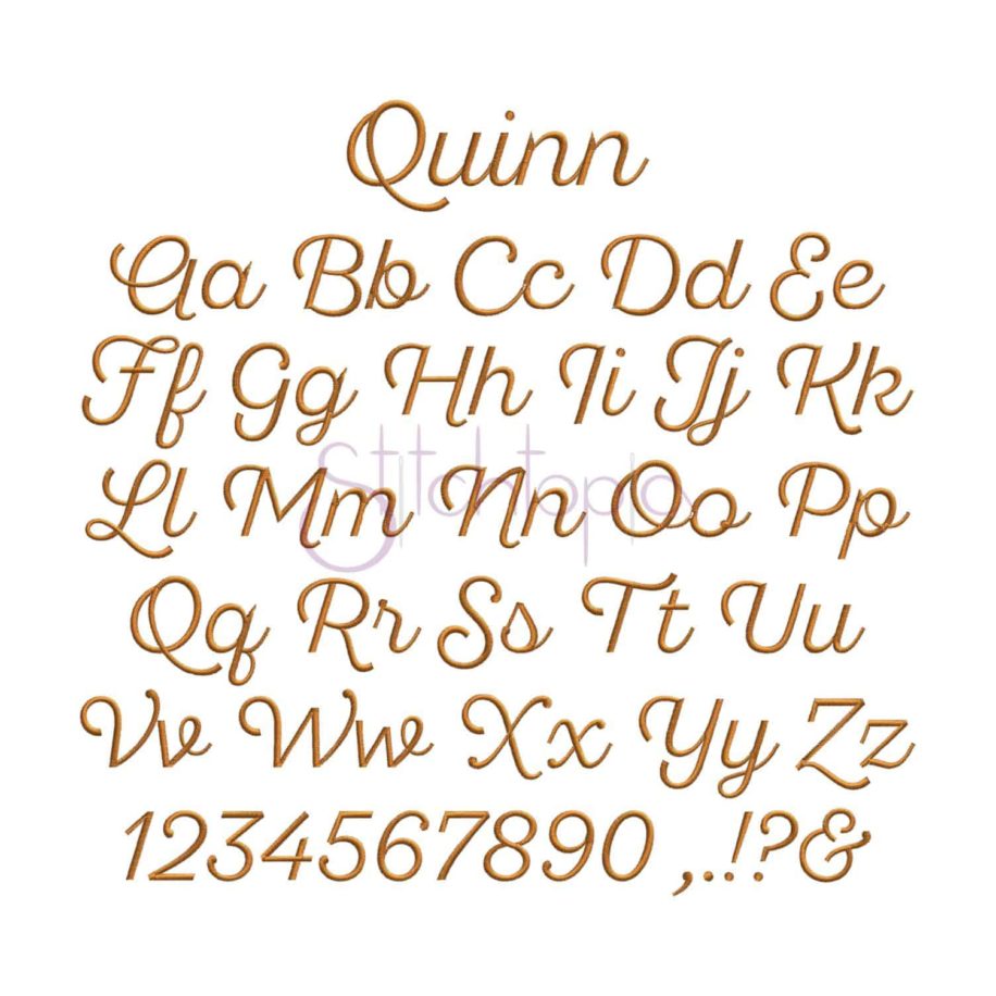 Script Embroidery Font Bundle - 10 Fonts - Stitchtopia