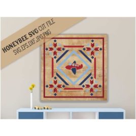 Flying High Nursery Barn Quilt SVG Cut File