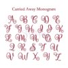 Monogram Embroidery Font Bundle - 10 Fonts - Image 8