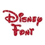 Disney Applique Font - 3