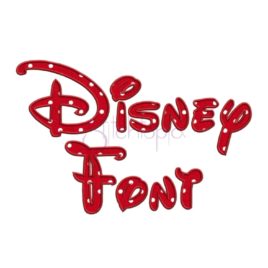 Disney Applique Font – 3″ 3.5″ 4″ 4.5″