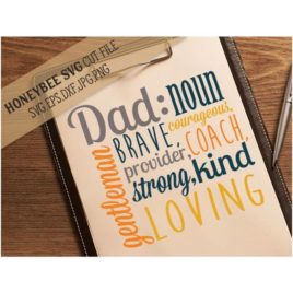 Dad Definition SVG Cut File