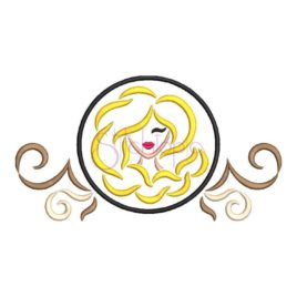Zodiac Symbol Embroidery Design – Virgo