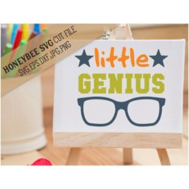 Little Genius Boy SVG Cut File