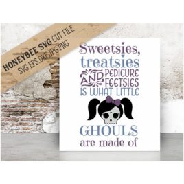 Sweetsies Treatsies Little Ghouls SVG Cut File