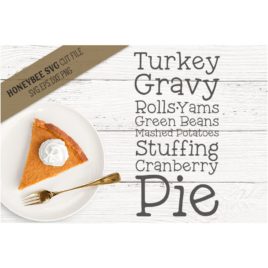 Turkey Gravy Rolls SVG Cut File