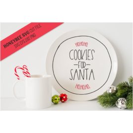 Cookies For Santa SVG Cut File