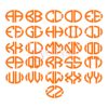 Monogram Embroidery Font Bundle #2 - 10 Fonts - Image 8