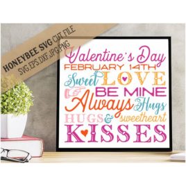 Valentine’s Day Subway SVG Cut File
