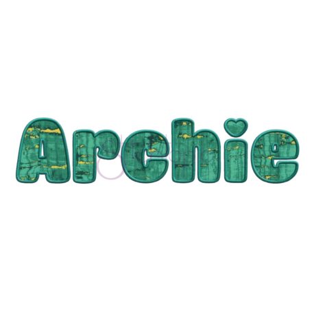 Archie Applique Font
