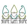 Gnome Sweet Gnome Applique - Image 2