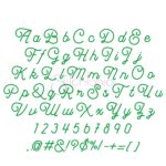 Emma Embroidery Font - 1