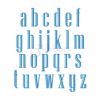 Engraved Lowercase Embroidery Font - 1.5" 2" 2.5" 3" 4" - Image 2