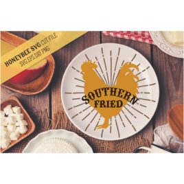 Southern Fried Chicken SVG Cut File