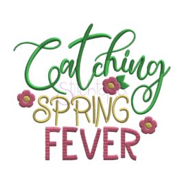 Catching Spring Fever Embroidery Design