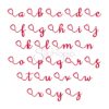 Nursing Embroidery Font #3 - 1" 1.25" 1.5" 2" 2.5" - Image 2