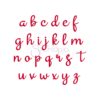 Nursing Embroidery Font #3 - 1" 1.25" 1.5" 2" 2.5" - Image 3