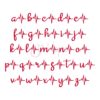 Nursing Embroidery Font #3 - 1" 1.25" 1.5" 2" 2.5" - Image 4