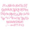 Fairy Tale Embroidery Font - 1" 1.25" 1.5" 2" 2.5" - Image 2