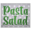 Pasta Salad Embroidery Font - 1" 1.25" 1.5" 2" 2.5"