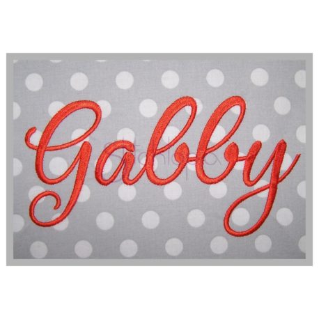 Stitchtopia Gabby Embroidery Font