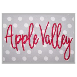Apple Valley Embroidery Font #1 – 1″ 1.5″ 2″ 2.5″ 3″