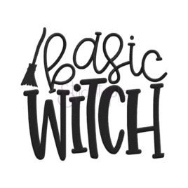 Basic Witch Embroidery Design