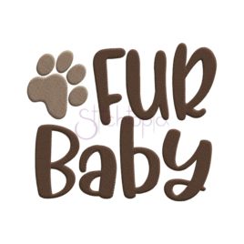 Fur Baby Embroidery Design