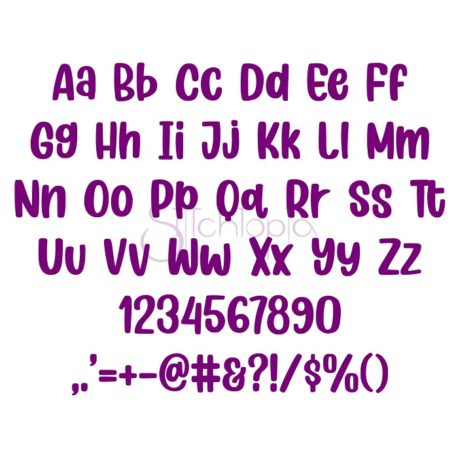 Grape Soda Embroidery Font .5