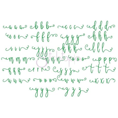 Stitchtopia Apple Valley Embroidery Font #2 - All Characters