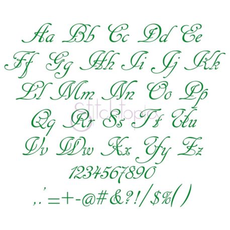 Stitchtopia Heirloom Embroidery Font - All Characters