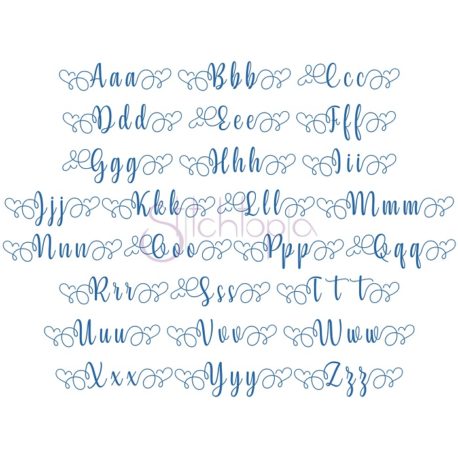 Stitchtopia Love You Embroidery Font