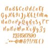 Almond Cookies Embroidery Font #1 .75" 1" 1.25" 1.5" 2" - Image 2