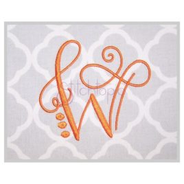 Lovely Embroidery Monogram 1″ 1.5″ 2″ 2.5″ 3″ 3.5″