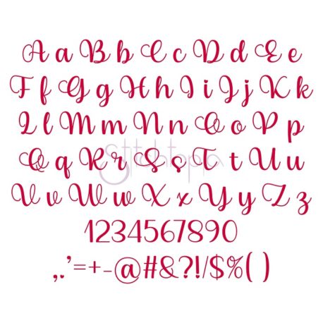 Stitchtopia Mariah Embroidery Font #1