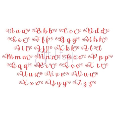 Stitchtopia Mariah Embroidery Font #2 - All Characters